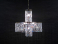 Loistelias moderni säihkyvä kristallikruunu tunnelman luoja, jokaisen kodin kattovalaisin